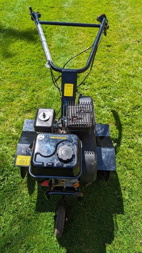 Used petrol garden rotavator